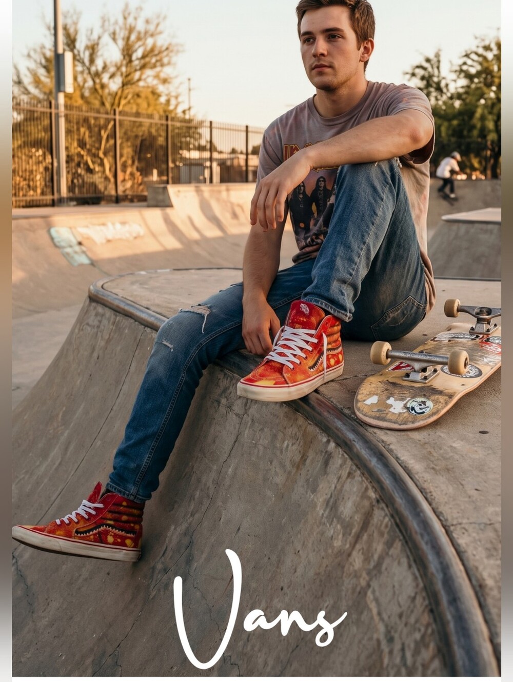 Vans Sk8-Hi Paint Splatter Custom Sneakers